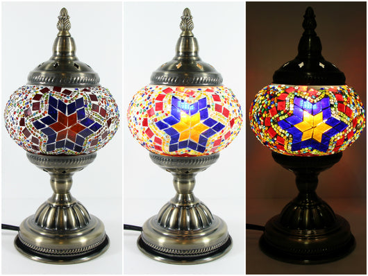 samiksha Turkish Mosaic Table Lamp with Bronze Finish - ACL5 - Samiksha's - Lighting - www.samiksha.com