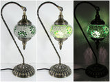 samiksha Hanging Swan Turkish Mosaic Table Lamp - ASL1 - Samiksha's - Lighting - www.samiksha.com