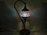 samiksha Hanging Swan Turkish Mosaic Table Lamp - ASL2 - Samiksha's - Lighting - www.samiksha.com