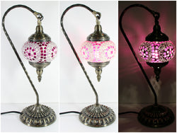 samiksha Hanging Swan Turkish Mosaic Table Lamp - ASL3 - Samiksha's - Lighting - www.samiksha.com 