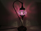 samiksha Hanging Swan Turkish Mosaic Table Lamp - ASL3 - Samiksha's - Lighting - www.samiksha.com