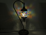 samiksha Hanging Swan Turkish Mosaic Table Lamp - ASL9 - Samiksha's - Lighting - www.samiksha.com