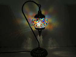 samiksha Hanging Swan Turkish Mosaic Table Lamp - ASL9 - Samiksha's - Lighting - www.samiksha.com 
