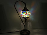 samiksha Hanging Swan Turkish Mosaic Table Lamp - ASL4 - Samiksha's - Lighting - www.samiksha.com
