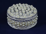 samiksha Pearl Trinket Box - Round - Samiksha's - gifts - www.samiksha.com