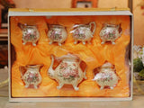 samiksha 10 Piece Rose Flower Hand Painted Porcelain Tea Set - Samiksha's - Tea Sets - www.samiksha.com