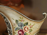 samiksha Vintage Collection - 21.5" Tall Hand Painted Flower Vase with Intricate Artwork - Samiksha's - Vase - www.samiksha.com