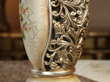 samiksha Vintage Collection - 21.5" Tall Hand Painted Flower Vase with Intricate Artwork - Samiksha's - Vase - www.samiksha.com 