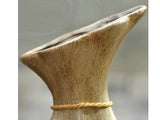 samiksha Vintage Collection - Antique Brown Broad Vase - Samiksha's - Vase - www.samiksha.com