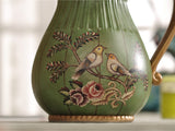 samiksha Green Love Birds Ceramic Vase and Canister Set - Samiksha's - Vase - www.samiksha.com