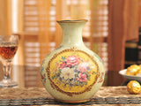 samiksha Vintage  Collection - 3 Piece Ceramic Vase Set - Yellow - Samiksha's - Vase set - www.samiksha.com
