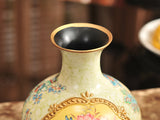 samiksha Vintage  Collection - 3 Piece Ceramic Vase Set - Yellow - Samiksha's - Vase set - www.samiksha.com