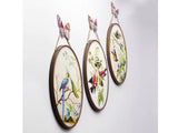 samiksha Parakeet Paradise 3D Metal Wall Art - 2 Piece Vertical Set - Samiksha's - Wall Art - www.samiksha.com