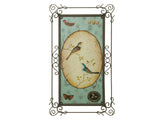 samiksha Lover Birds Metal Art - 2 Piece Set - Blue & Yellow - Samiksha's - Wall Art - www.samiksha.com