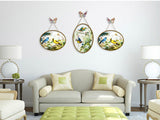 samiksha Blue Bird Paradise 3D Metal Wall Art - 2 Piece Horizontal Set - Samiksha's - Wall Art - www.samiksha.com