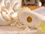 samiksha Pair of White Porcelain Swans with Decorative Wings - Samiksha's - Swans - www.samiksha.com 