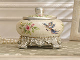 samiksha Old Fashion Ceramic Ashtray / Candy Jar with Lid - Samiksha's - Vase - www.samiksha.com 