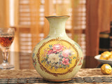 samiksha Vintage  Collection - 3 Piece Ceramic Vase Set - Yellow - Samiksha's - Vase set - www.samiksha.com 