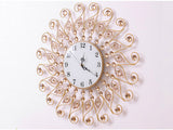 samiksha Sunrays Wall Clock with Mirrored Jewels - Samiksha's - Wall Clocks - www.samiksha.com 